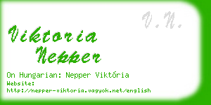 viktoria nepper business card